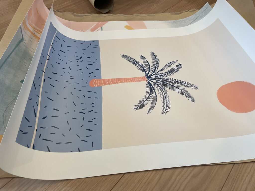 開封後のポスター