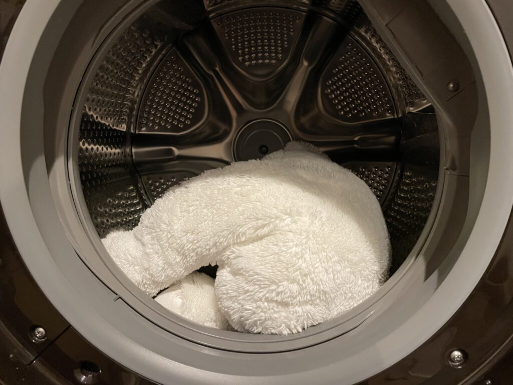 乾燥後のしろくま